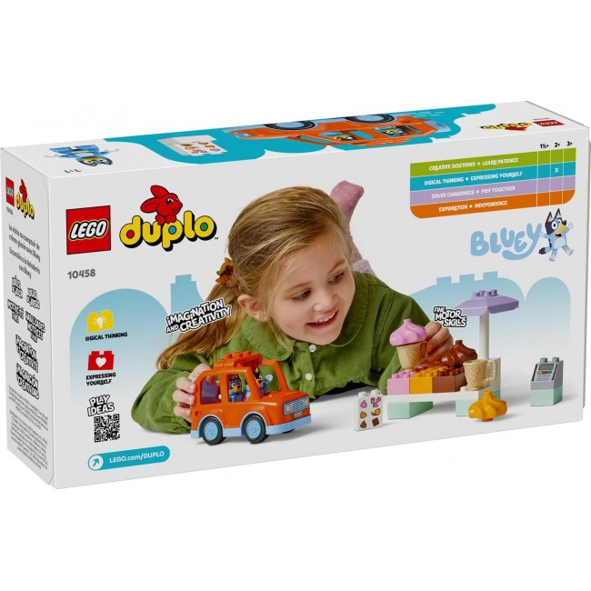 LEGO BLUEY 10458 Ice Cream Trip with Bluey