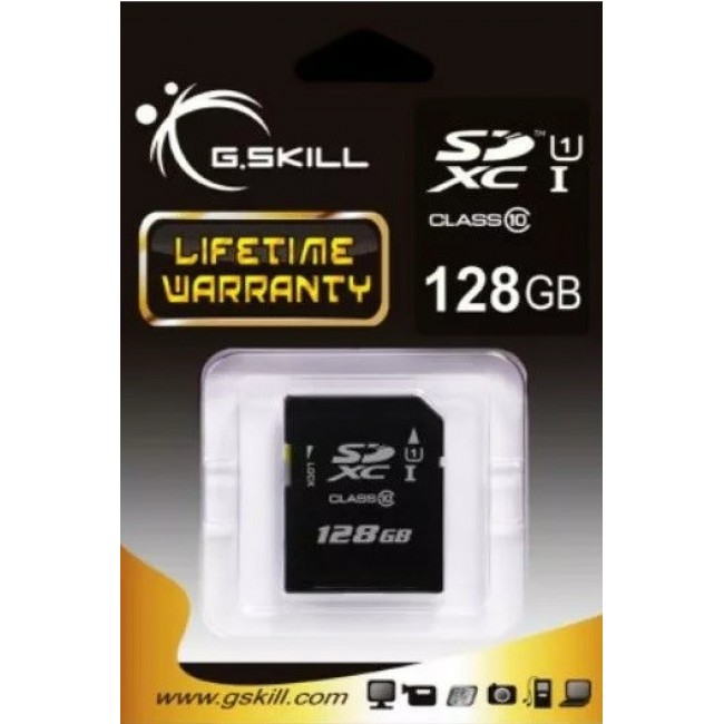 G.SKILL SDXC 128GB CLASS 10 UHS-I