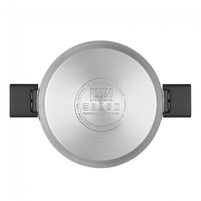 Resto Kitchenware Anser 4.4 L Round Black, Stainless steel