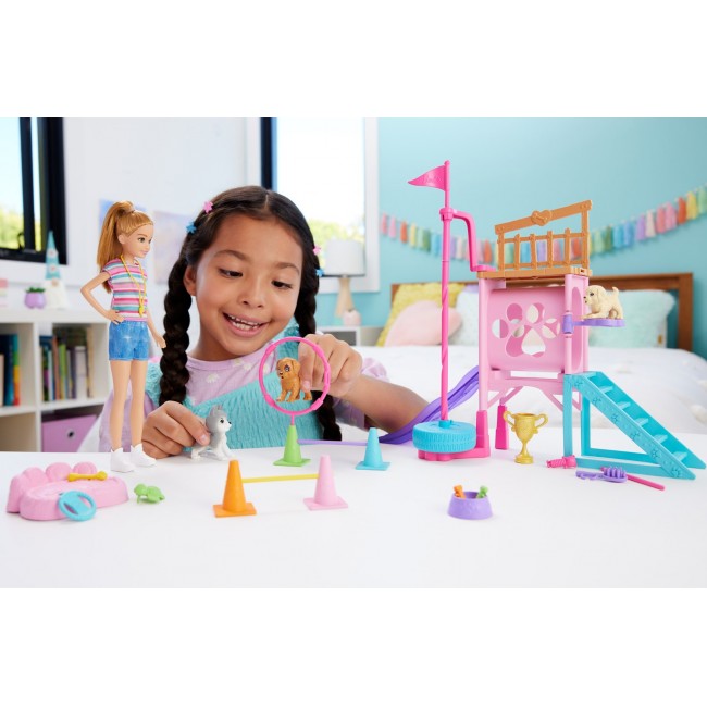 Barbie Dog Playground + Stacie MATTEL HRM10 Movie Set Barbie Dog Playground + Stacie MATTEL HRM10 Movie Set