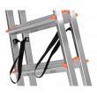 Krause Dopplo double-sided step ladder silver Krause Dopplo double-sided step ladder silver