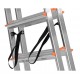 Krause Dopplo double-sided step ladder silver Krause Dopplo double-sided step ladder silver