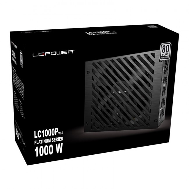 LC-Power LC1000P V3.0 power supply unit 1000 W 20+4 pin ATX ATX Black LC-Power LC1000P V3.0 power supply unit 1000 W 20+4 pin ATX ATX Black