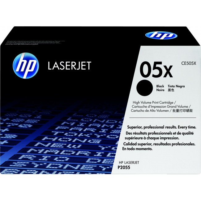 HP 05X Schwarz LaserJet Tonerpatrone HP 05X Schwarz LaserJet Tonerpatrone