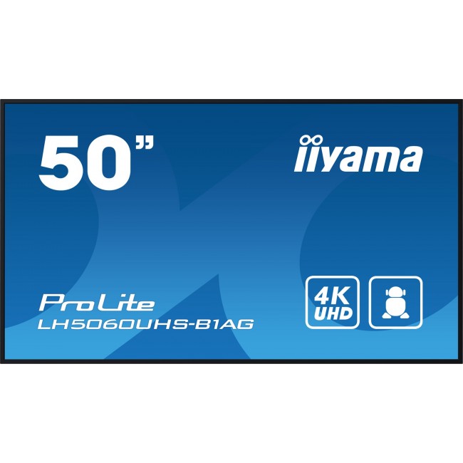 iiyama LH5060UHS-B1AG Signage Display Digital A-board 125.7 cm (49.5 iiyama LH5060UHS-B1AG Signage Display Digital A-board 125.7 cm (49.5