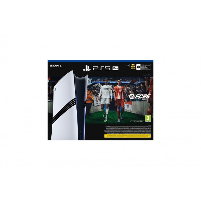 Sony Playstation 5 Pro FC26 Bundle 2 TB Wi-Fi Black, White Sony Playstation 5 Pro FC26 Bundle 2 TB Wi-Fi Black, White