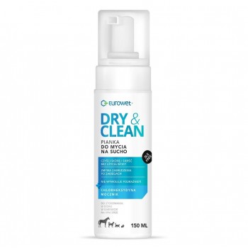 EUROWET Dry & Clean - foam for dogs and cats - 150 ml