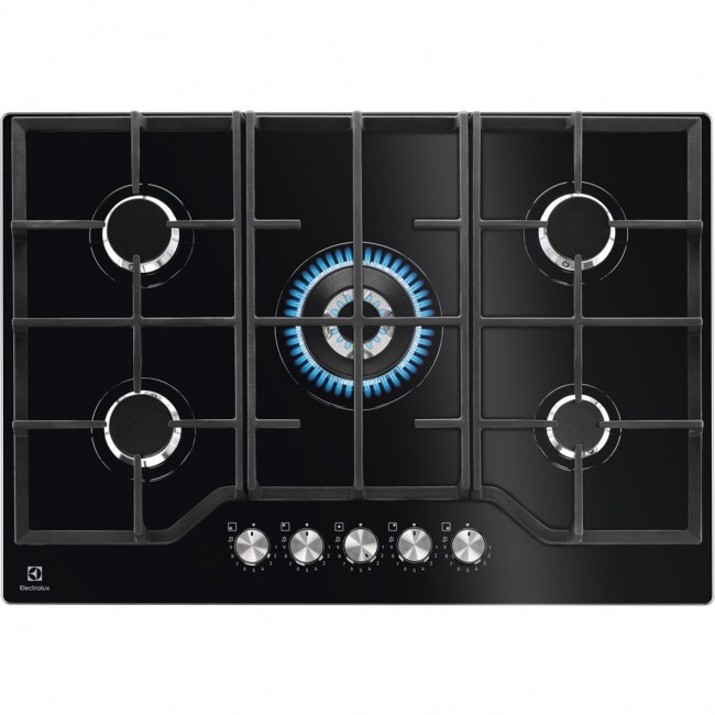 Electrolux KGG75362K Black Built-in 75 cm Gas 5 zone(s)