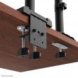 Neomounts DS60-600BL2-1 Triple monitor arm 10-32 Neomounts DS60-600BL2-1 Triple monitor arm 10-32