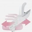 Junior 4.3 Pink-Grey swivel chair