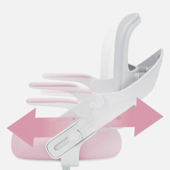 Junior 4.3 Pink-Grey swivel chair