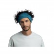 Buff Lightweight Merino Wool Multifunctional scarf Blue