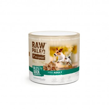 VETEXPERT Raw Paleo Olympic Duck Mini Mono - dog treat - 90g