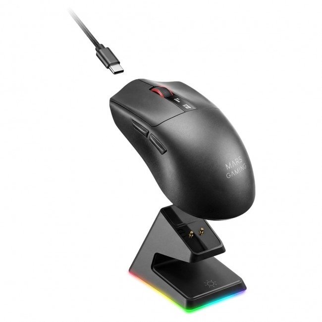Mars Gaming MMWELITE mouse Right-hand Bluetooth Optical 20000 DPI