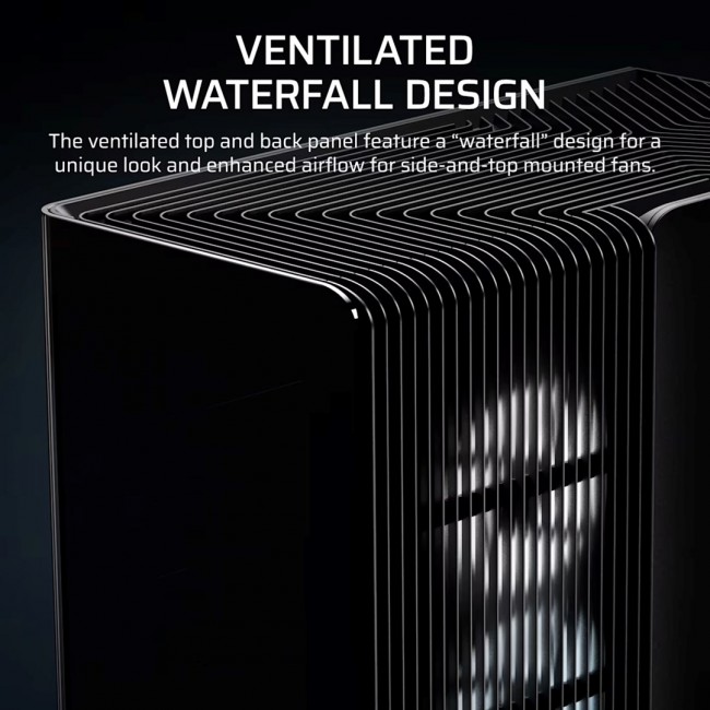 Corsair 4500X LX-R RGB Tempered Glass Mid-Tower, Black Midi Tower