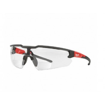 MILWAUKEE SAFETY GLASSES WITH MAGNIFYING LENSES +1.5