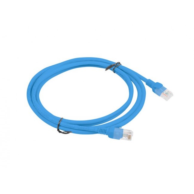 Lanberg PCU6-10CC-0200-B networking cable 2 m Cat5e U/UTP (UTP) Blue 10-PACK