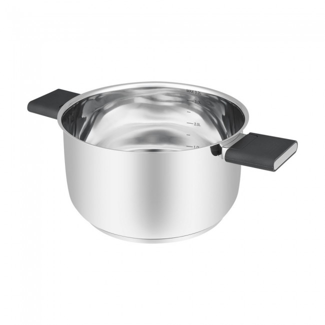 Resto Kitchenware Anser 3.2 L Round Black, Stainless steel Resto Kitchenware Anser 3.2 L Round Black, Stainless steel