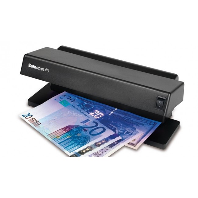 Safescan SAF45 counterfeit bill detector Black Safescan SAF45 counterfeit bill detector Black