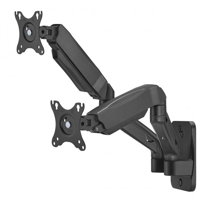 Maclean wall mount for two monitors, 17-32'', 9kg max, mechanical spring, MC-988 Maclean wall mount for two monitors, 17-32'', 9kg max, mechanical spring, MC-988