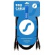 SSQ RCARCA3 - Cable 2x RCA - 2x RCA - 3 m, Black SSQ RCARCA3 - Cable 2x RCA - 2x RCA - 3 m, Black
