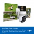 TP-Link Outdoor Pan/Tilt Security Wi-Fi Camera SPEC: 3K 5MP (2880x1620), 2.4 GHz, 2 External Antennas, 1 Ethernet Port, Horizontal 360 TP-Link Outdoor Pan/Tilt Security Wi-Fi Camera SPEC: 3K 5MP (2880x1620), 2.4 GHz, 2 External Antennas, 1 Ethernet Port, Horizontal 360
