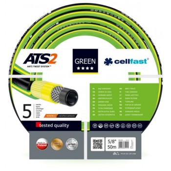 CELLFAST GARDEN HOSE GREEN ATS2 SIZE: 5/8