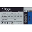 Akyga AK-B1-600 power supply unit 600 W 20+4 pin ATX ATX Grey