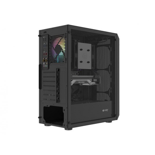 FURY SHOBO HOUSING SH4 RGB MIDI TOWER WITH WINDOW, BLACK