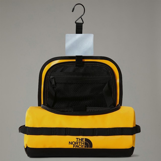 Toiletry bag base camp travel canister l-summit gold-tnf black-npf THE NORTH FACE