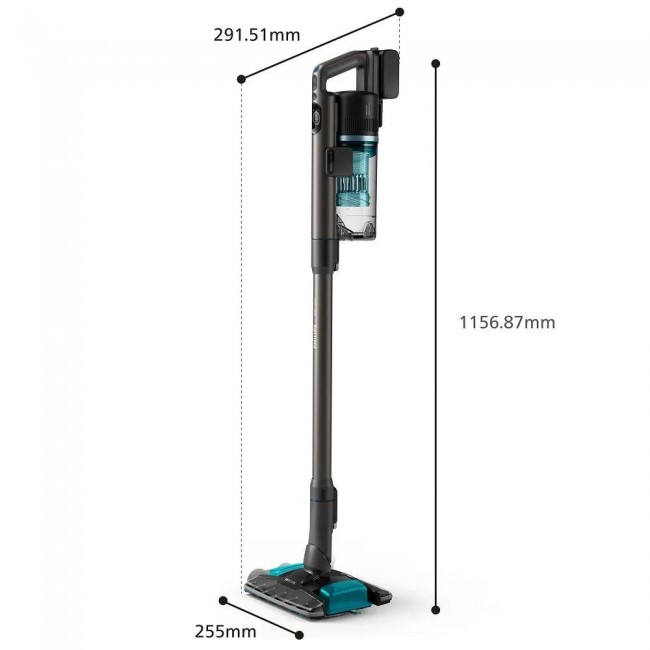 Philips XC8155/01 stick vacuum/electric broom 2-in-1 stick vacuum Battery Dry&wet Bagless 0.6 L Blue Philips XC8155/01 stick vacuum/electric broom 2-in-1 stick vacuum Battery Dry&wet Bagless 0.6 L Blue