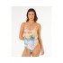 Kostium damski RIP CURL Hotel Malibu Cheeky One Piece multikolor - XS