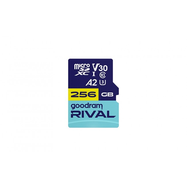 GOODRAM RIVAL M2AA 256 GB MicroSDXC V30 A2 UHS-I U3 + adapter (GGSM2AA-2560R12)