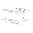 Built-in under-cabinet hood MAAN Fiugi 2 50 310 m3/h, White Built-in under-cabinet hood MAAN Fiugi 2 50 310 m3/h, White