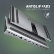 Axagon HMC-4KX3 USB 5Gbps hub, 3x USB-A, 2x HDMI, DP, RJ-45, SD/microSD, audio, PD 100W