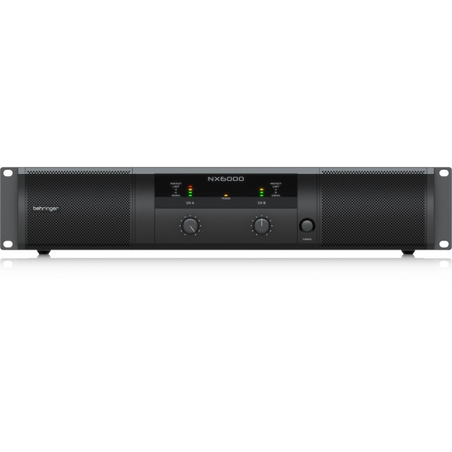 Behringer NX6000 audio amplifier 2.0 channels Home Black