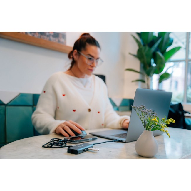 Verbatim USB-C Essentials Multiport Hub 6 ports: RJ45, HDMI, USB-C PD, 3 x USB-A 3.2 Gen 1