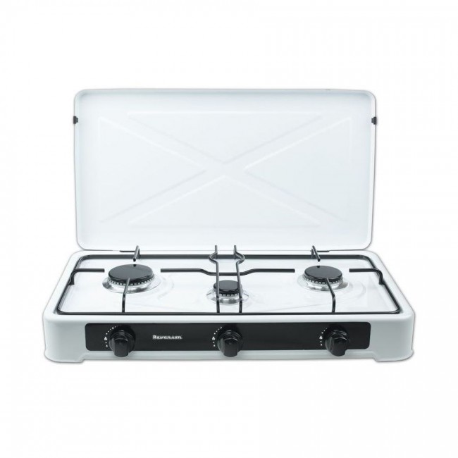 Countertop Hob Gas Ravanson K-03TB [white 3 zone(s)]