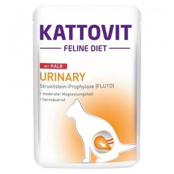 KATTOVIT Feline Diet Urinary Veal - wet cat food - 85g