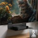 Maclean decoder wall shelf, single, max. 5kg, steel, MC-122 Maclean decoder wall shelf, single, max. 5kg, steel, MC-122