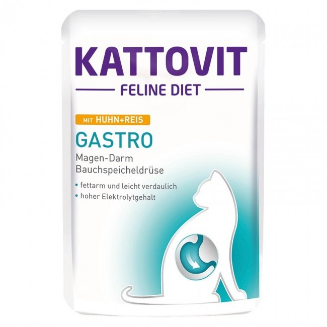KATTOVIT Feline Diet Gastro - wet cat food - 12 x 85g KATTOVIT Feline Diet Gastro - wet cat food - 12 x 85g