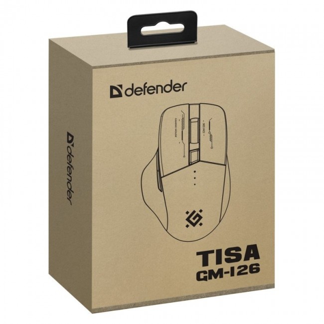 MOUSE DEFENDER GM-126 TISA RF+BT OPTIC 1600dpi 6P WHITE MOUSE DEFENDER GM-126 TISA RF+BT OPTIC 1600dpi 6P WHITE