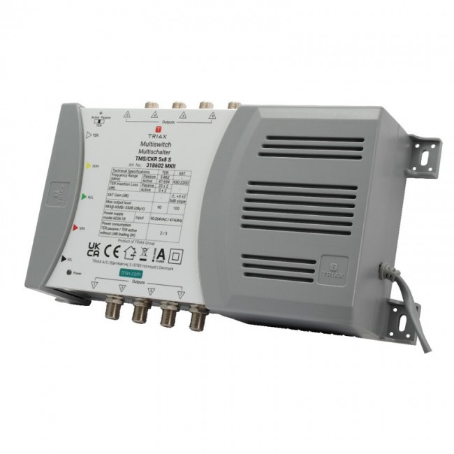 Triax 318602 satellite multiswitch 5 inputs 8 outputs