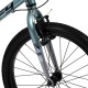 Huffy Literide Alu 20 bike, silver and turquoise (23005W)