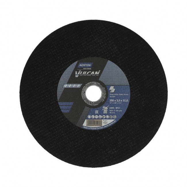 NORTON TARCZA.VULCAN 300 x 3.0 x 32mm A30S DO METALU /10szt.+1 GRATIS NORTON TARCZA.VULCAN 300 x 3.0 x 32mm A30S DO METALU /10szt.+1 GRATIS