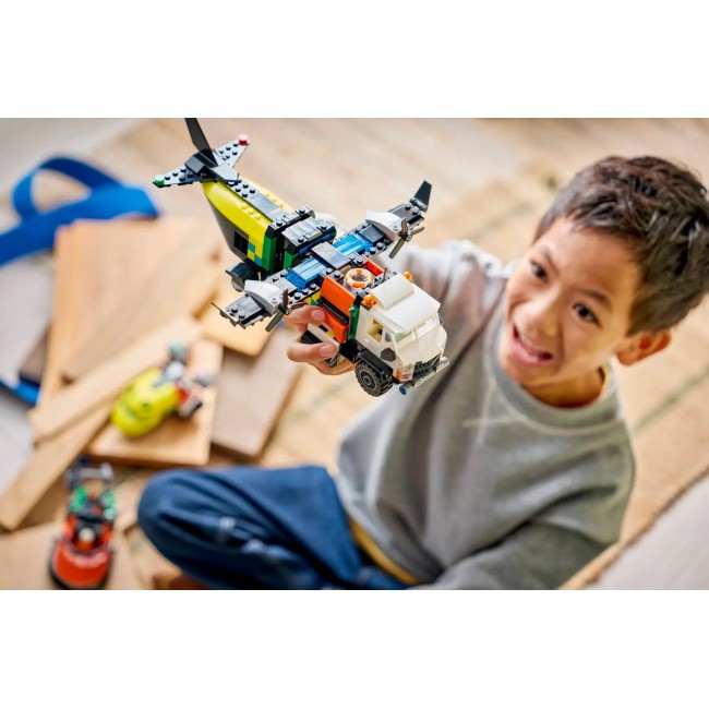 LEGO CITY 60505 Airplane, Service Truck and Hovercraft Rem