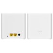 Tenda MX3 (2-PACK) mesh wi-fi system Dual-band (2.4 GHz / 5 GHz) Wi-Fi 6 (802.11ax) White 1 Internal