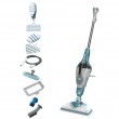 Black & Decker BHSM166DSM steam cleaner Steam mop 0.5 L 1600 W Aqua colour, White