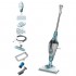 Black & Decker BHSM166DSM steam cleaner Steam mop 0.5 L 1600 W Aqua colour, White