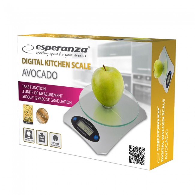 Esperanza EKS006 Electronic kitchen scale Rectangle